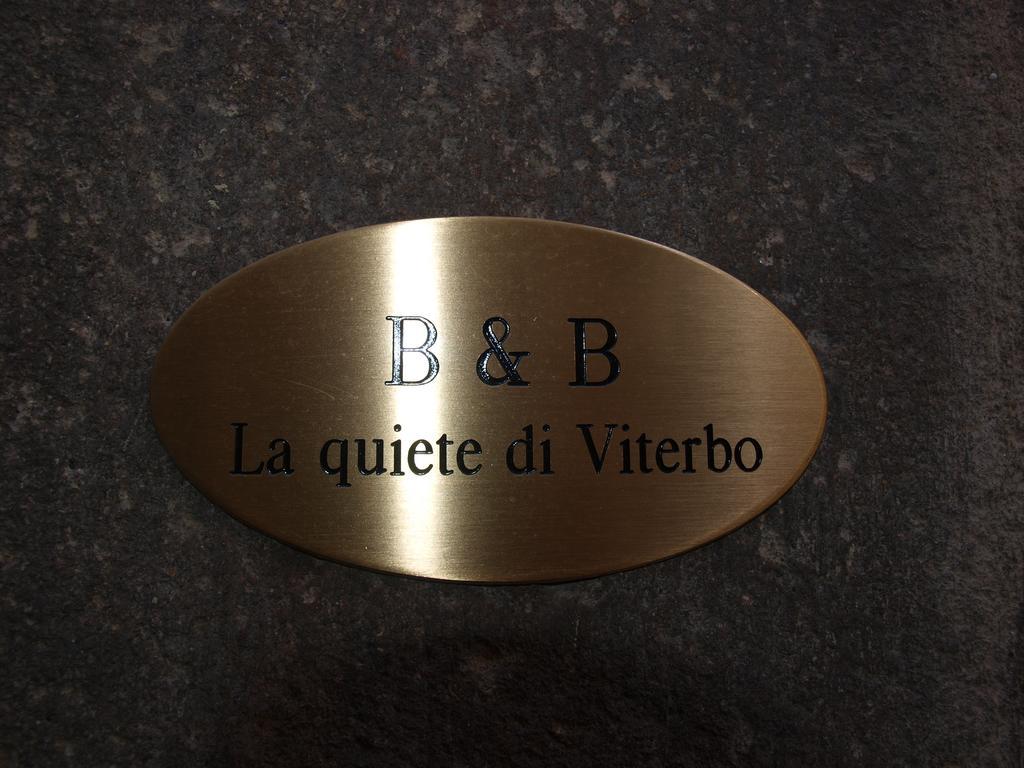 La Quiete Alloggio Turistico Viterbo Exteriör bild